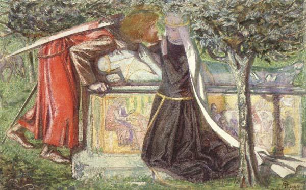 Dante Gabriel Rossetti Arthur's Tomb (mk46) china oil painting image